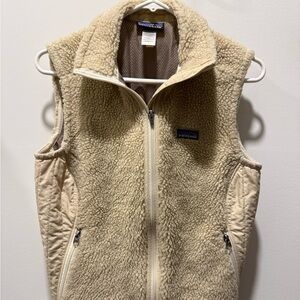 Patagonia Beige Fleece Vest